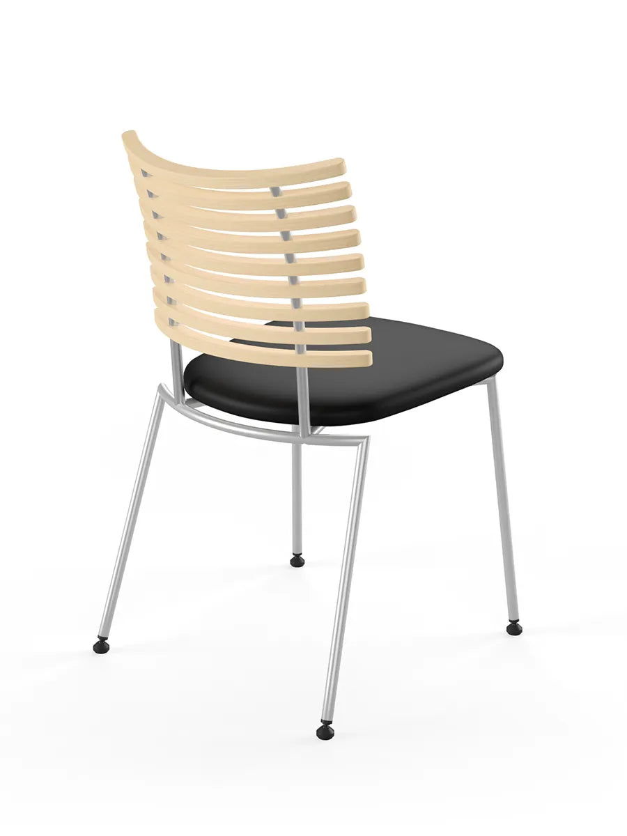 Tiger Stol, sort læder fra Naver Collection