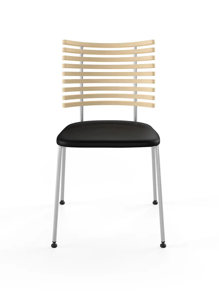 Tiger Stol, sort læder fra Naver Collection