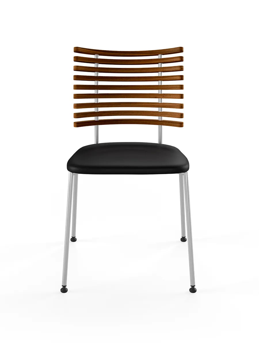 Tiger Stol, sort læder fra Naver Collection