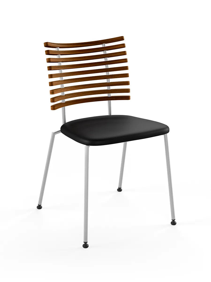 Tiger Stol, sort læder fra Naver Collection