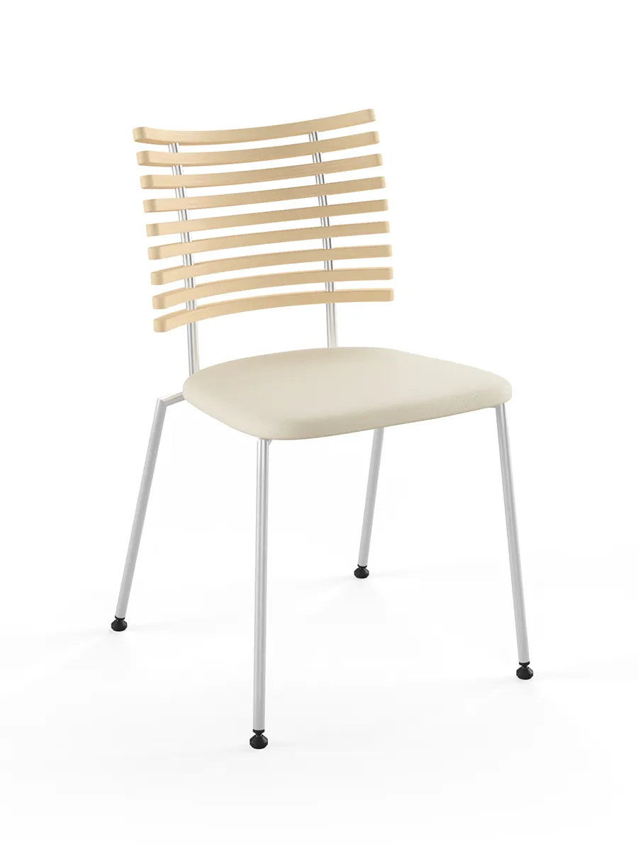 Tiger Stol, creme læder fra Naver Collection