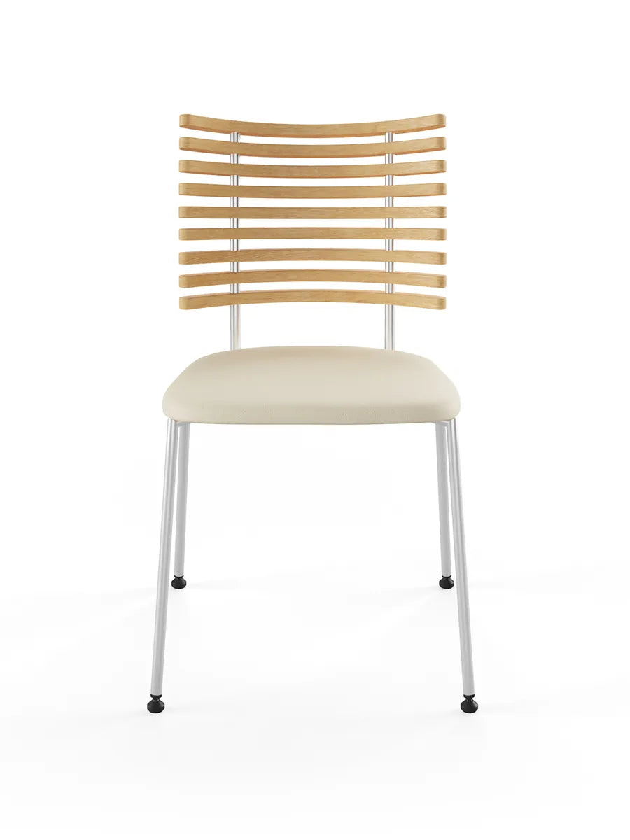 Tiger Stol, creme læder fra Naver Collection