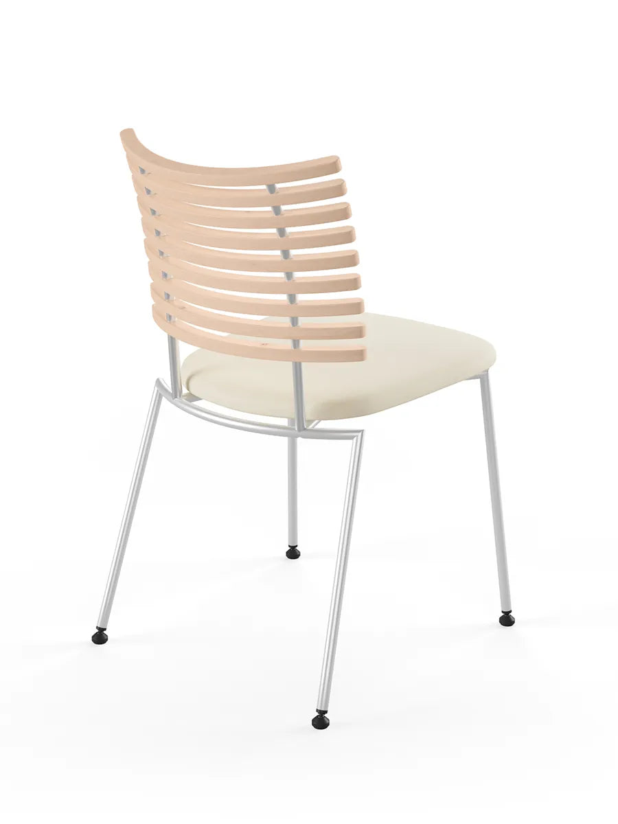 Tiger Stol, creme læder fra Naver Collection