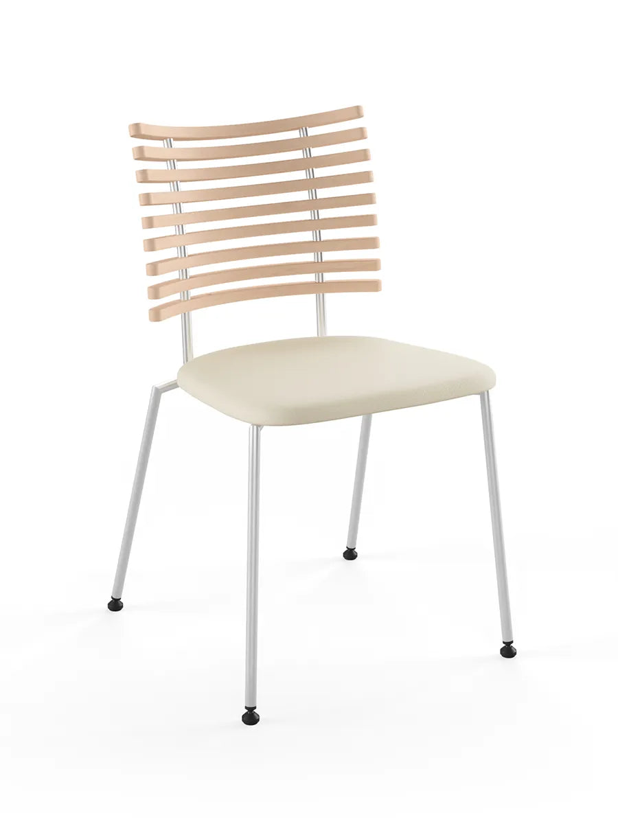 Tiger Stol, creme læder fra Naver Collection