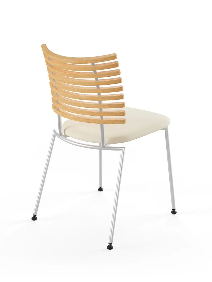 Tiger Stol, creme læder fra Naver Collection