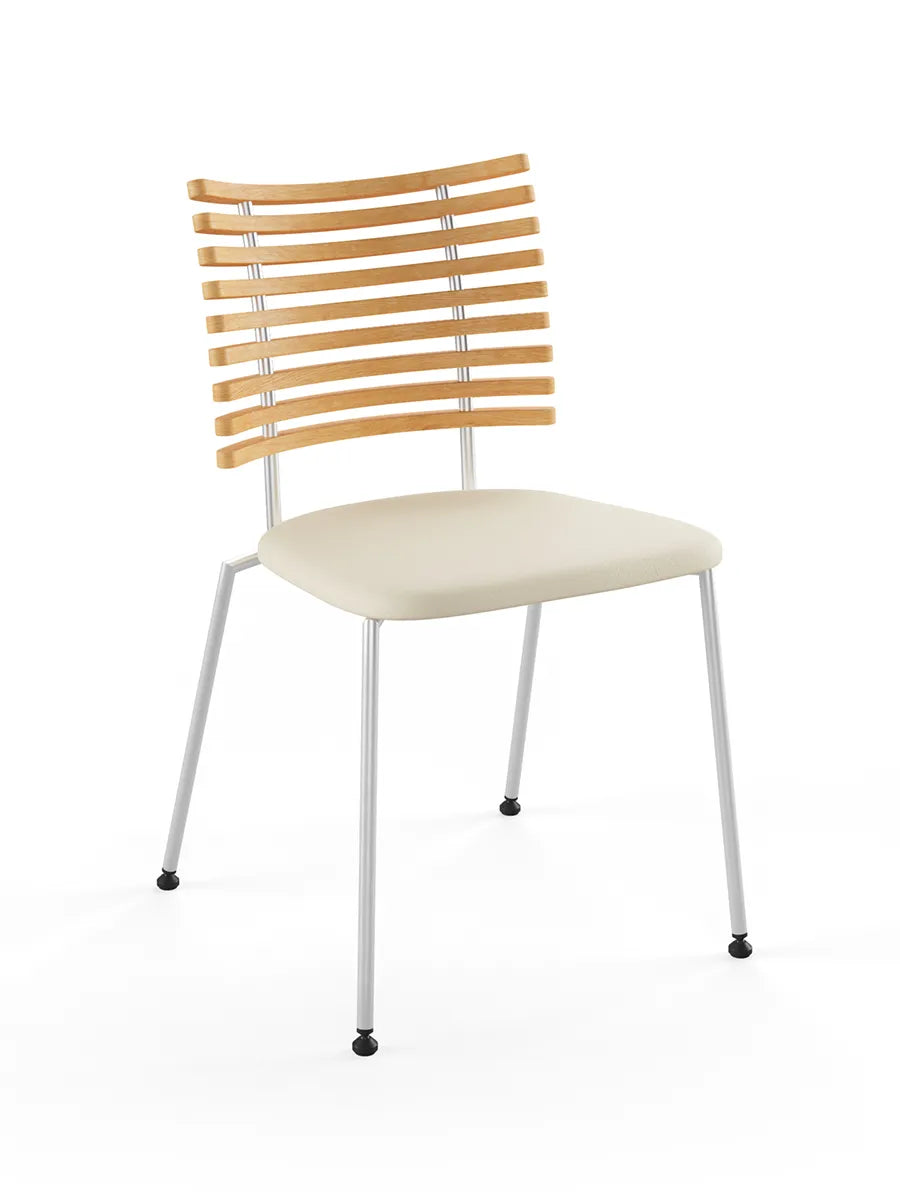 Tiger Stol, creme læder fra Naver Collection