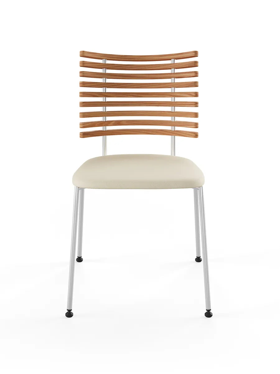 Tiger Stol, creme læder fra Naver Collection