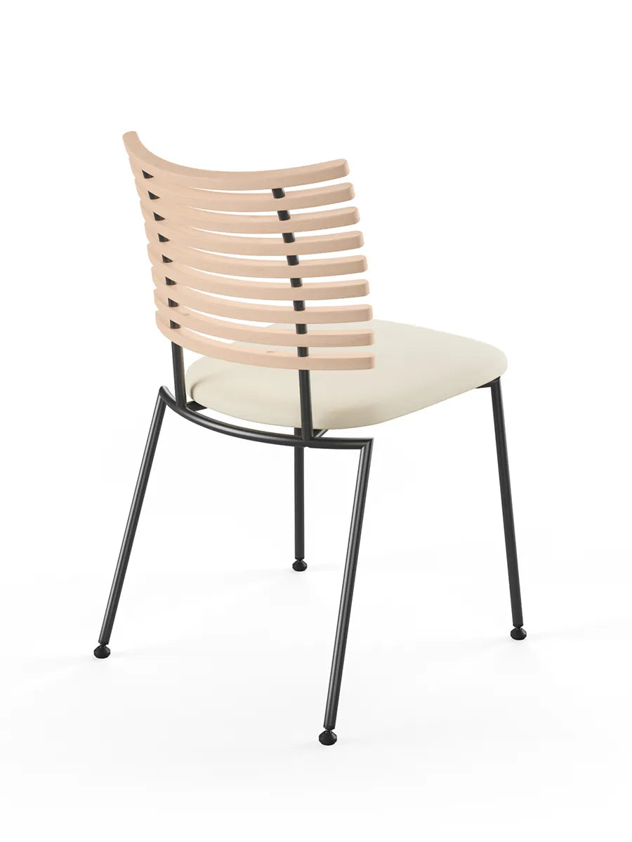 Tiger Stol, creme læder fra Naver Collection