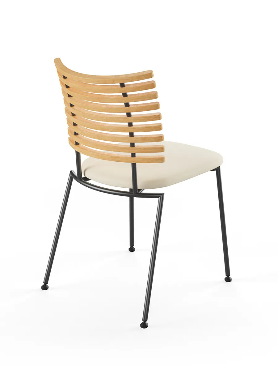 Tiger Stol, creme læder fra Naver Collection