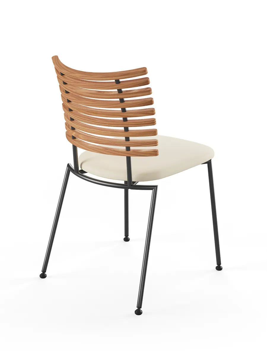 Tiger Stol, creme læder fra Naver Collection