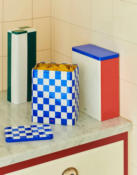Tin Container fra Hay - Small Green-Dark Blue - Jacobsen Plus