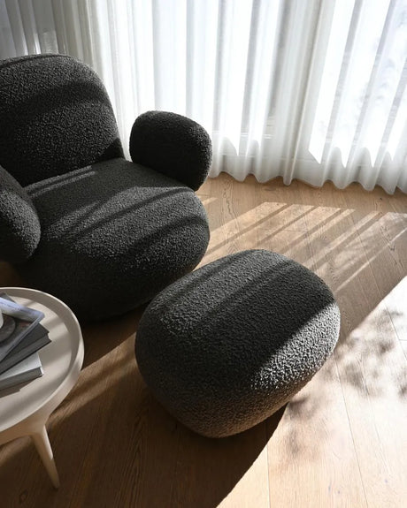 Toe Ottoman fra 101 Copenhagen - Deep Taupe - Jacobsen Plus