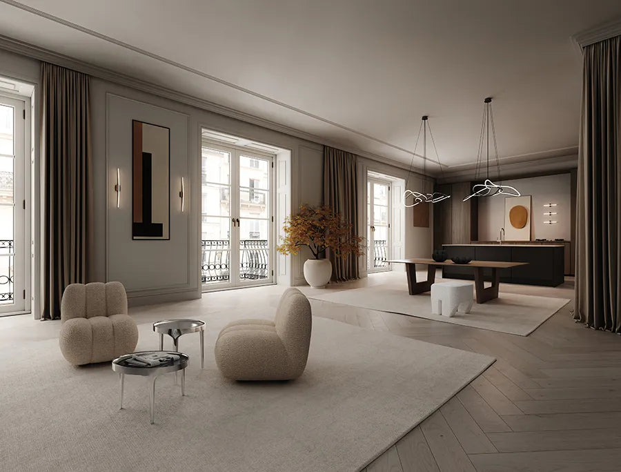 Ghost Chandelier, Mini, Burned Black fra 101 Copenhagen