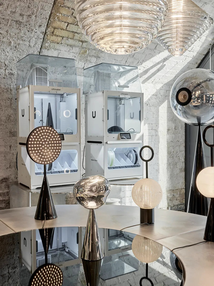 Melt Portable Bordlampe, silver fra Tom Dixon - 5 - Jacobsen Plus