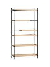 Tray Shelf, høj fra Woud - Oak: 4 wide, 2 short - Jacobsen Plus