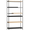 Black: 2 wide, 1 short - Oak: 2 wide, 1 short