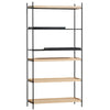 Black: 2 short - Oak: 4 wide