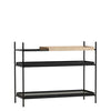 Black: 2 wide - Oak: 1 short