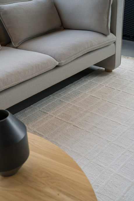 Trellis tæppe Chalk fra Massimo - 170 x 240 cm - Jacobsen Plus