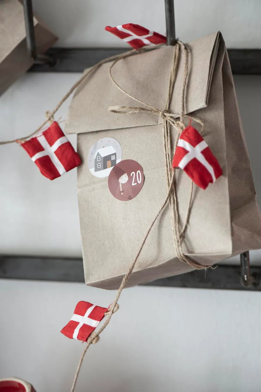 Flagranke m/20 flag, dannebrog fra Ib Laursen