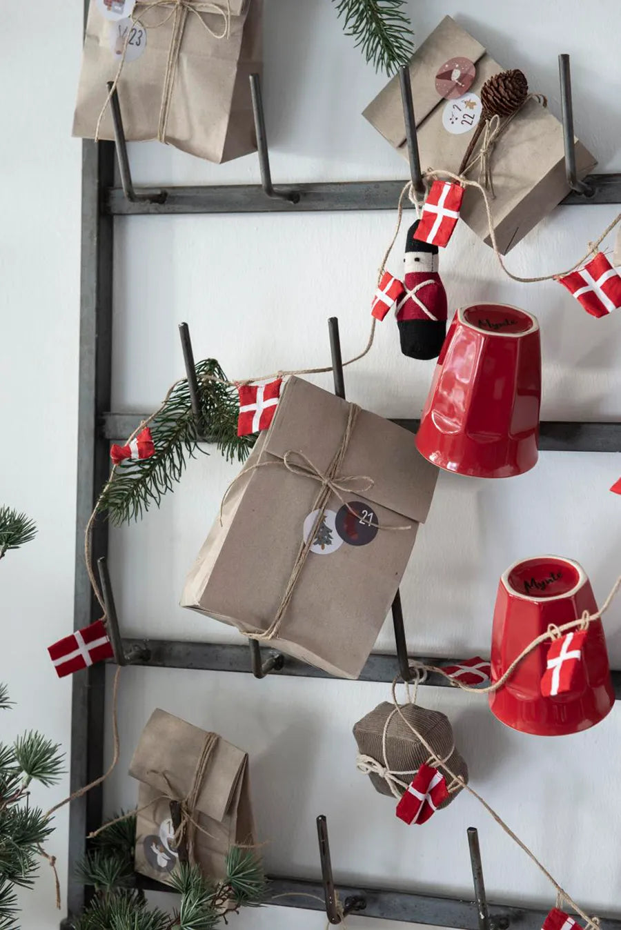 Flagranke m/20 flag, dannebrog fra Ib Laursen