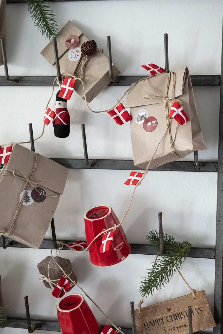 Flagranke m/20 flag, dannebrog fra Ib Laursen