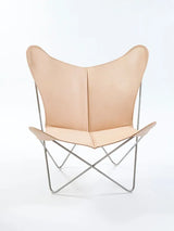 TRIFOLIUM Chair fra OX Denmarq - Blankt / Natur læder - Jacobsen Plus