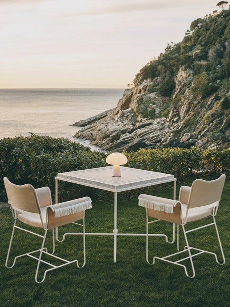 Tropique Outdoor Spisestol m/frynser fra GUBI - Leslie Limonta 06 / Sort - Jacobsen Plus