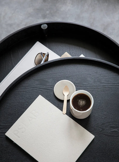 Turning Table, black ash fra Audo Copenhagen - 2 - Jacobsen Plus