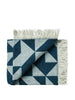 Twist a Twill Plaid, petrol green fra Silkeborg Uldspinderi