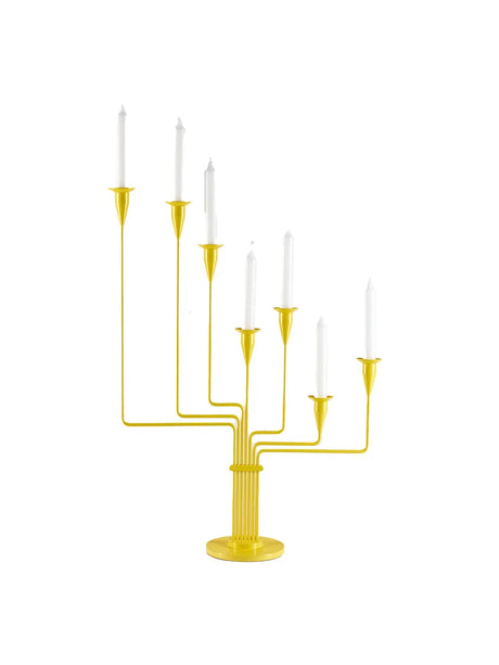Karlsvognen Table Lysestage, gul fra Piet Hein - 1 - Jacobsen Plus