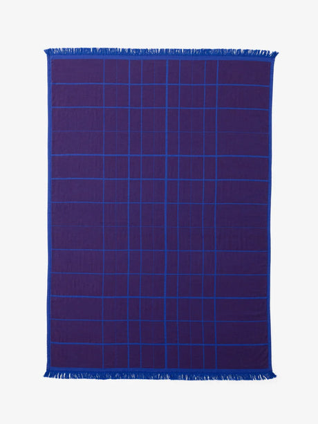 Untitled Throw Plaid AP10 fra &Tradition - Electric blue - Jacobsen Plus
