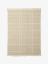 Untitled Throw Plaid AP10 fra &Tradition - Light beige - Jacobsen Plus