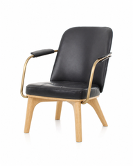 Utility Lounge Chair - Oak - Caress 1509 HR fra Stellar Works
