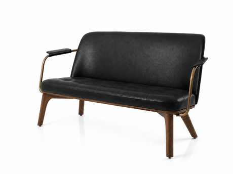 Utility 2-pers loungesofa, valnød, Camo Sierra Black CMHR fra Stellar Works - 1 - Jacobsen Plus
