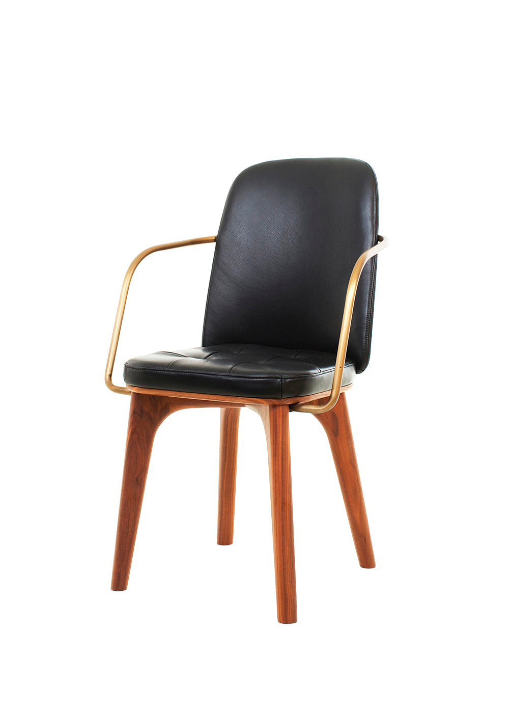 Utility Highback Armchair Walnut natural Camo Sierra Black fra Stellar Works