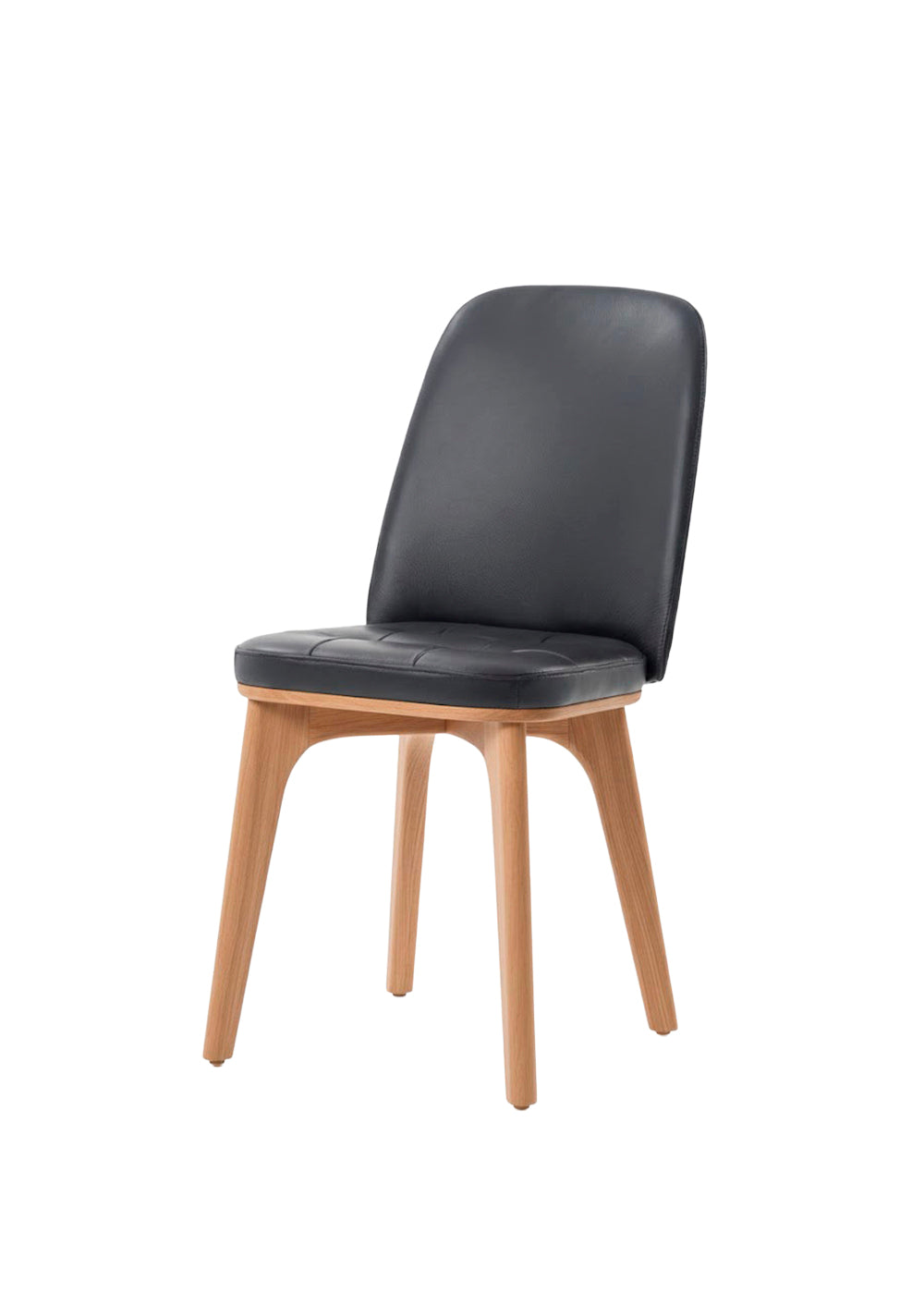 Utility Highback Chair Oak natural Camo Sierra Black fra Stellar Works