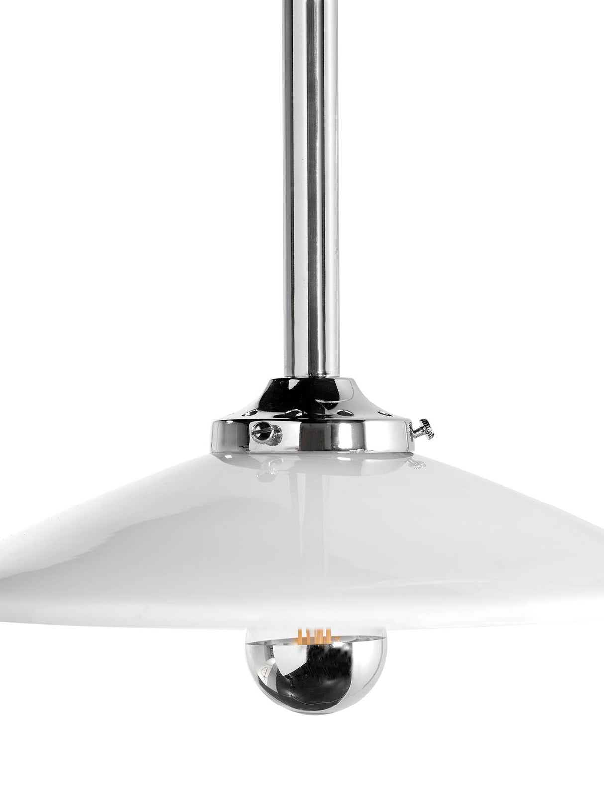 Hanging Lamp No. 5, Chromed Steel fra Valerie Objects - 3 - Jacobsen Plus