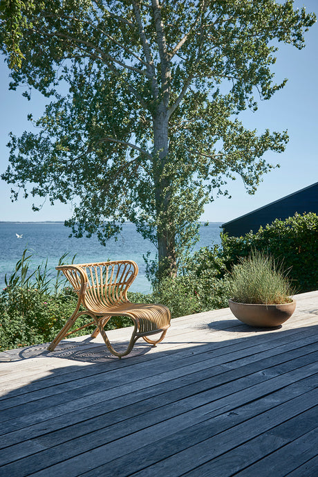 Fox Exterior Lænestol, Natural fra Sika-Design - Ingen hynde - Jacobsen Plus