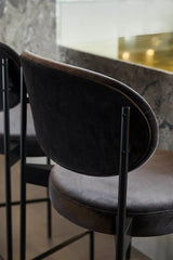 Serie 430 barstol, sort af Verner Panton - 6 - Jacobsen Plus