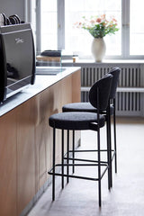 Serie 430 barstol, sort af Verner Panton - 12 - Jacobsen Plus