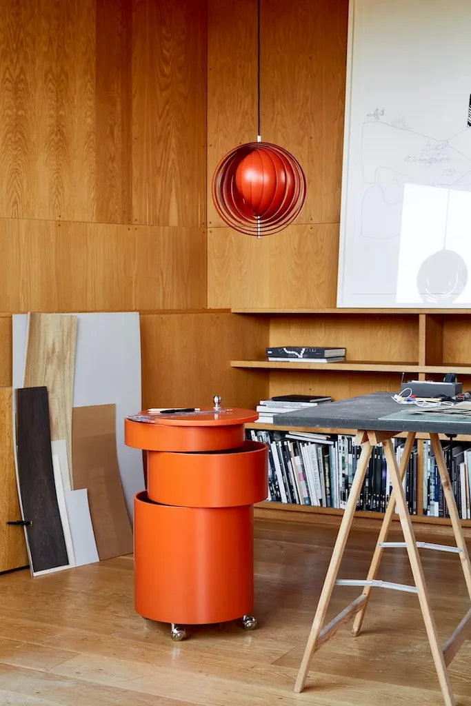 Barboy Sidebord, orange af Verner Panton