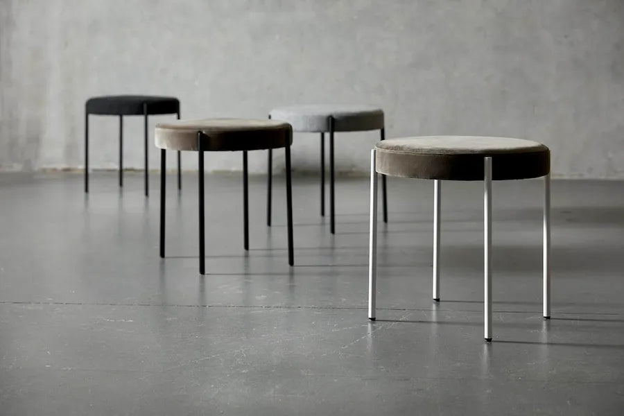 Serie 430 skammel, sort af Verner Panton - 9 - Jacobsen Plus