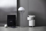 Wire gulvlampe af Verner Panton
