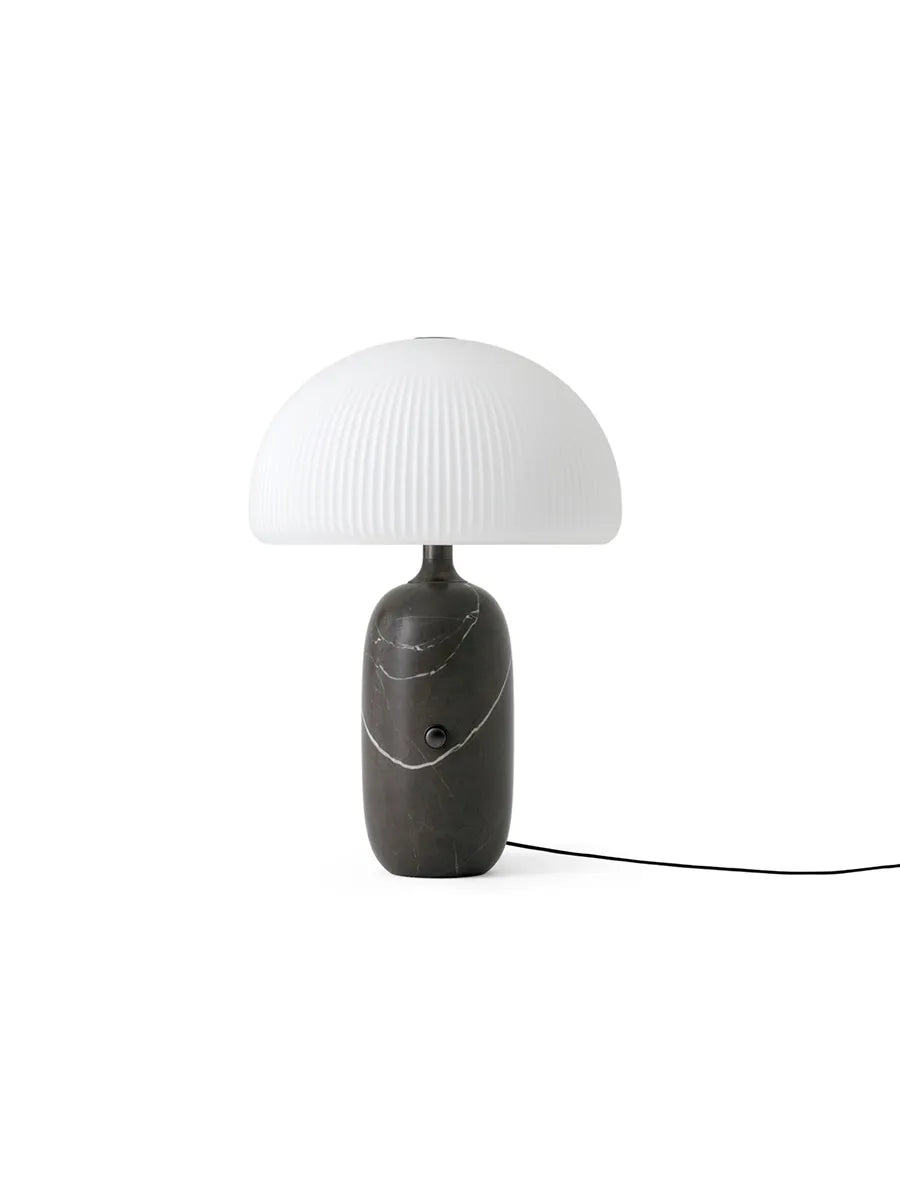 Sculpture bordlampe, lille fra Vipp - Grå marmor - Jacobsen Plus