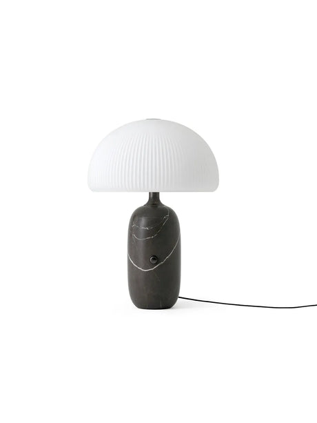 Sculpture bordlampe, lille fra Vipp - Grå marmor - Jacobsen Plus
