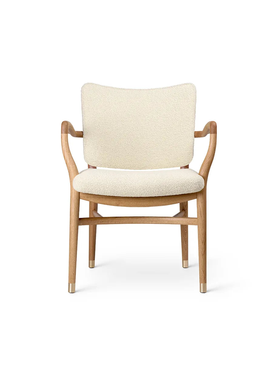 VLA61 Monarch Chair af Vilhelm Lauritzen - Eg olie - Baru 0410 - Jacobsen Plus