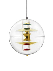 Globe, Brass Finish pendel Ø40 af Verner Panton