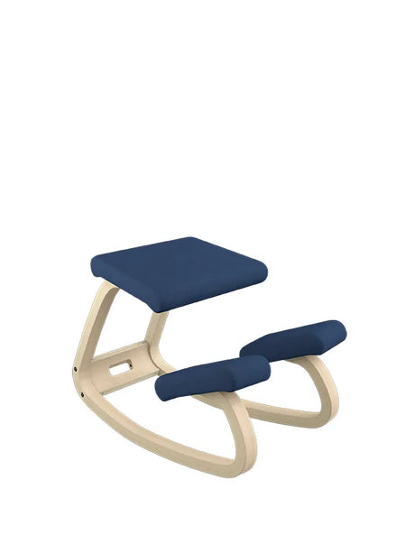 Variable Balans Stol fra Variér natur bøg - Revive / Dark blue REV774 - Jacobsen Plus