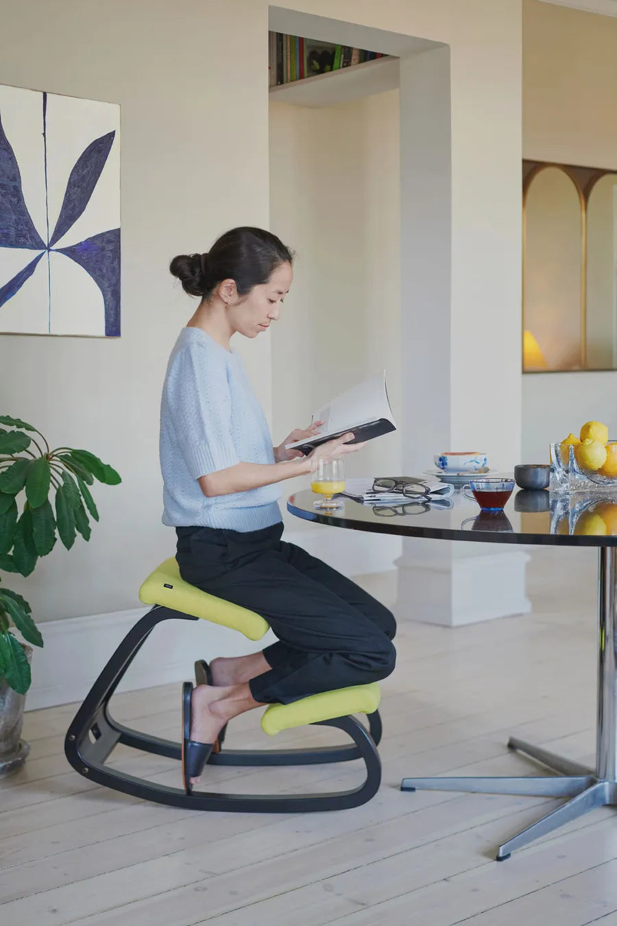 Variable Balans Stol fra Variér sort ask